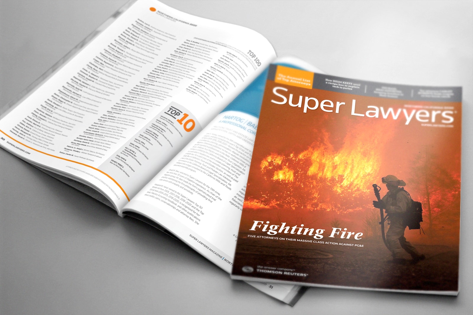 Copies of the 2020 SuperLawyers publication