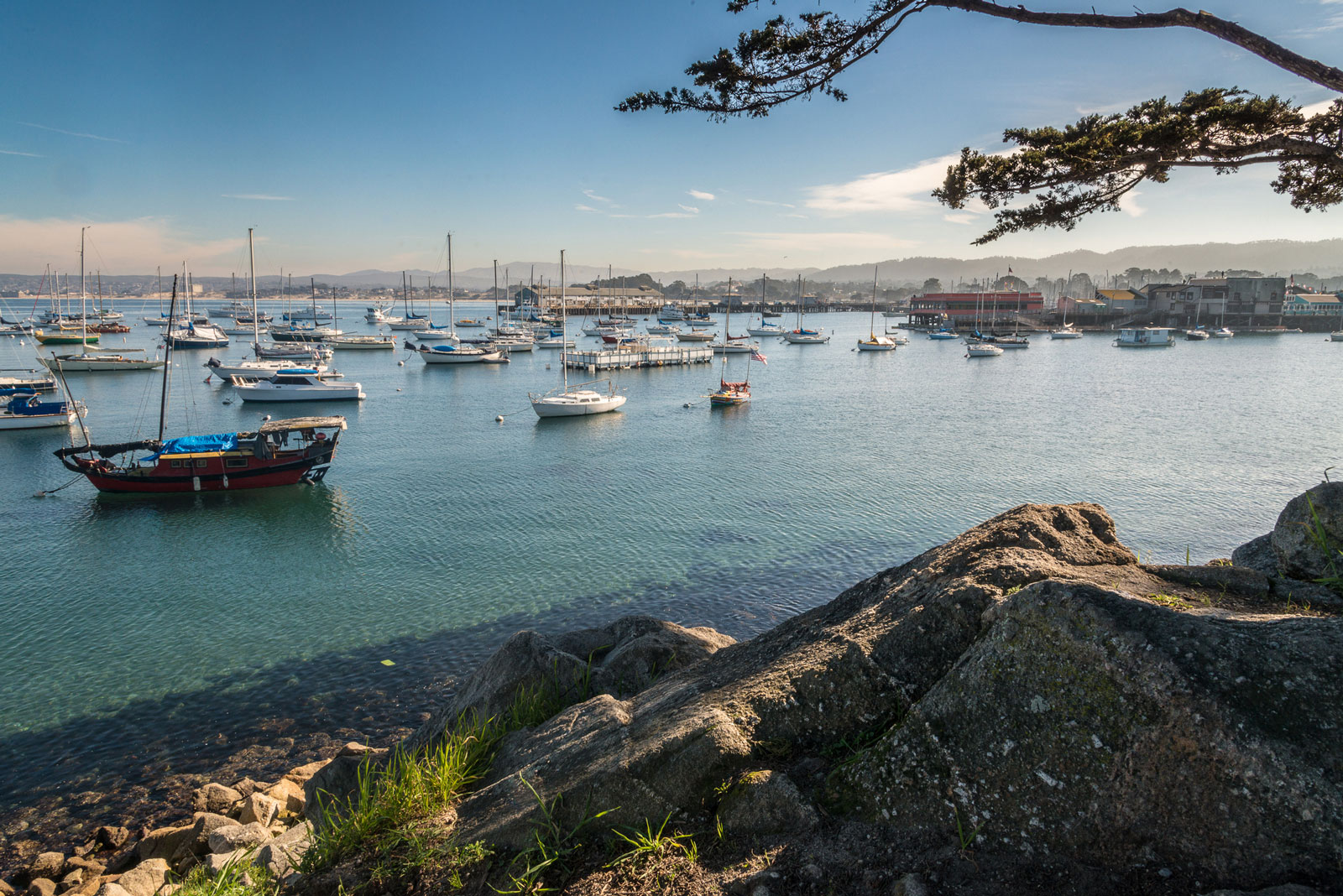 Landscape View Of Monterey Bay Filled With Boats In The Distance, WTJ Law